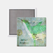 Dare to Dream Hummingbird Magneet (Voorkant / Achterkant)
