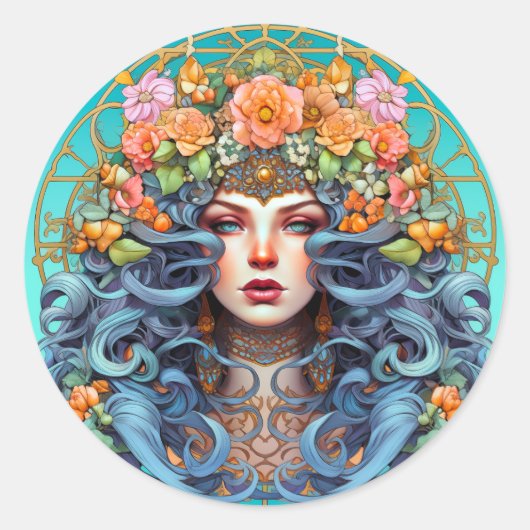 Dare to Dream Ronde Sticker (Voorkant)