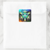 Dare to Dream Vierkante Sticker (Tas)