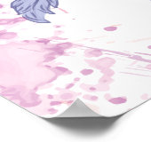 Dare to Dream Waterverf Dreamweaver Persoonlijk Poster (Hoek)