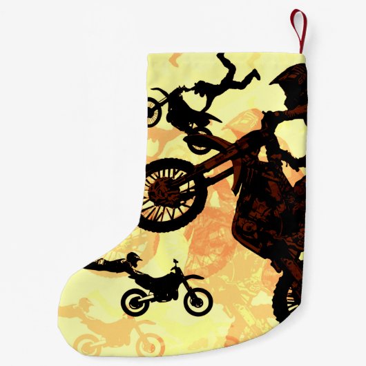 Dare to Fly - Motocross Stunts Kleine Kerstsok (Achterkant)