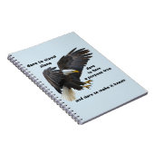 Dare to Stand Alone, American Bald Eagle Edition Notitieboek (Rechterzijde)