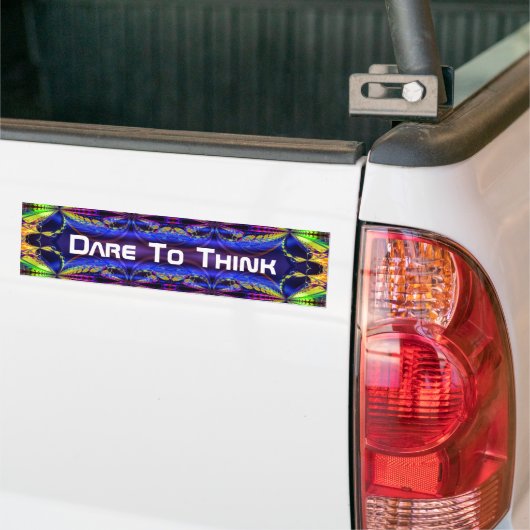 Dare to Think 1 Bumpersticker (Op Truck)