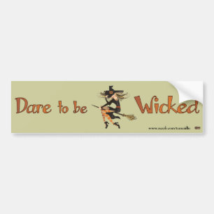Dare voor schut bumpersticker