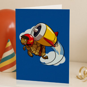 Daredevil Flying Tortoise avec un Jet Pack