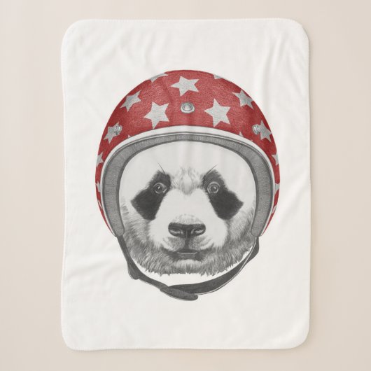 Dareduivel Panda Sherpa Deken (Voorkant)