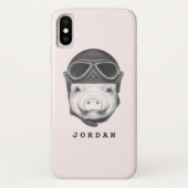 Dareduivel Pig | Jouw namen toevoegen Case-Mate iPhone Case (Achterkant)