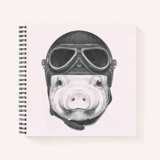 Dareduivel Pig Notitieboek (Voorkant)