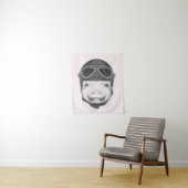 Dareduivel Pig Wandkleed (In situ)