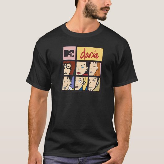 Daria Character Squares Premium T-shirt (Voorkant)