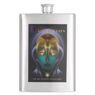 Daria Cyborg Queen 8oz Steel Flask Heupfles