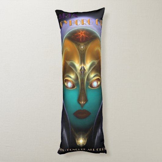 Daria Cyborg Queen Body Pillow Lichaamskussen (Achterkant (Verticaal))