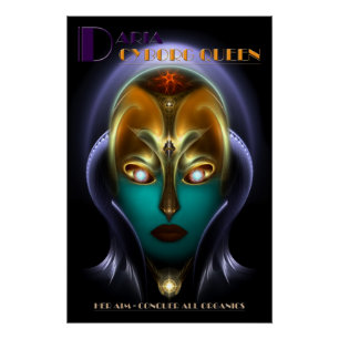 Daria Cyborg Queen Poster parfait