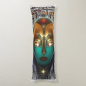 Daria Cyborg Queen Tech Body Pillow Lichaamskussen (Achterkant (Verticaal))