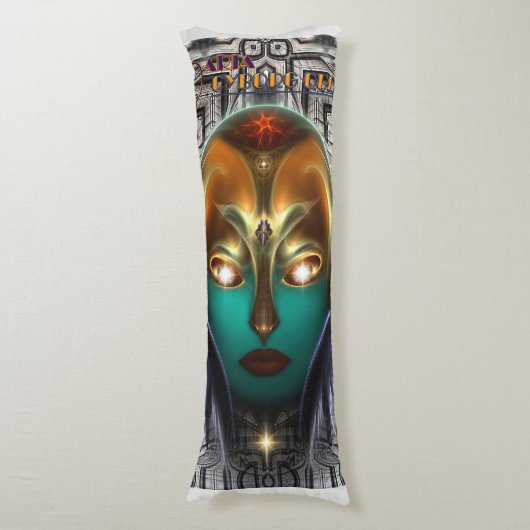 Daria Cyborg Queen Tech Body Pillow Lichaamskussen (Voorkant Verticaal)