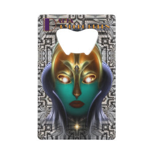 Daria Cyborg Queen Tech Credit Kaart Bottle Opener Kredietkaart Flessenopener