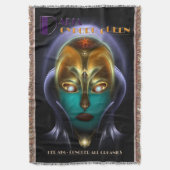 Daria Cyborg Queen Throw Blanket Deken (Voorkant Verticaal)