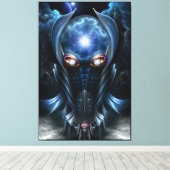 Darian Warrior Canvas Print (Insitu (Houten vloer))
