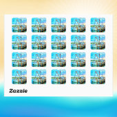 Darien Garnalen Bootvloot Vierkante Sticker