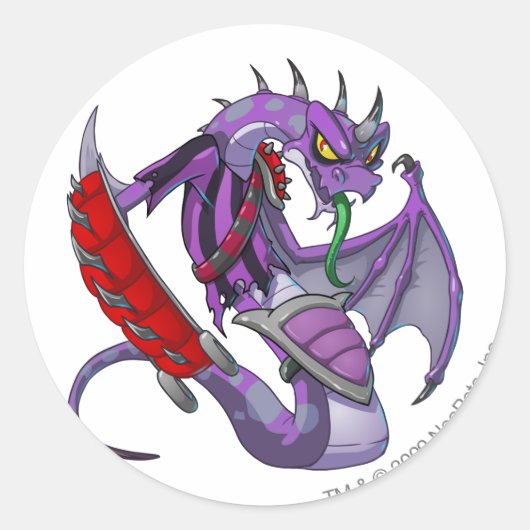 Darigan Citadel Team Captain 2 Ronde Sticker (Voorkant)