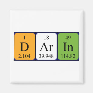Darin periodieke table name magnet magneet