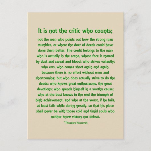 Daring groot - Briefkaart (Voorkant)