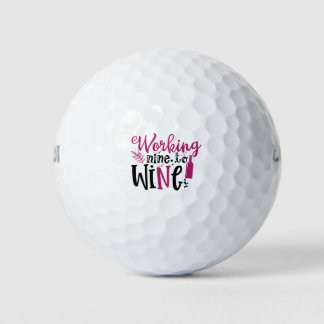 Daring Nine naar wijn Golfballen