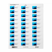 Daring Scuba Diver Etiket (Full Sheet)