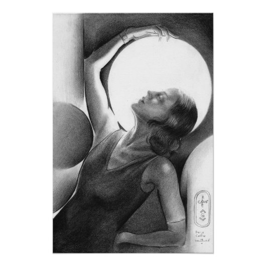 Darja Collin sous la Lune – Danseuse Art Déco (Devant)