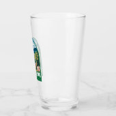 Darjeeling India Travel Art Embleem Glas (Links)