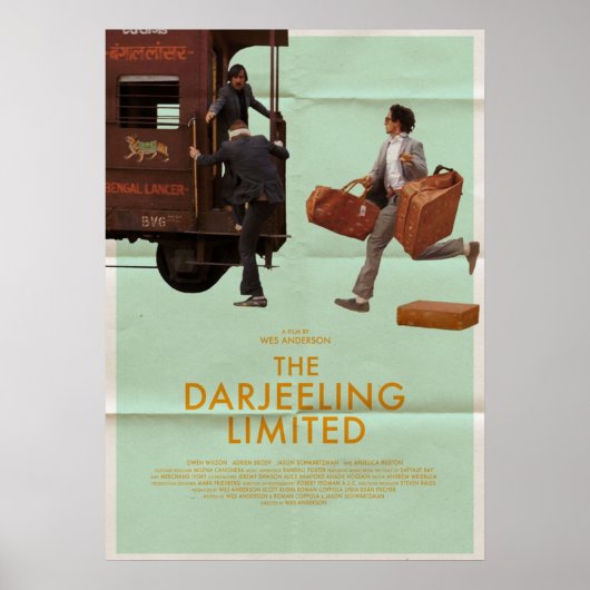 Darjeeling Limited Film AltPoster Poster (Voorkant)
