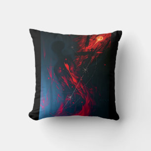 Dark Abstract Art - Fear and Chaos Concept Design Kussen