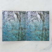 Dark abstract Folded Greeting Card,Orange dark  Kaart (Binnen)