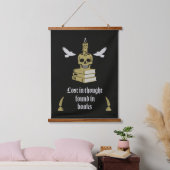 Dark Academia Aesthetic Hangend Wandkleed (Slaapkamer)