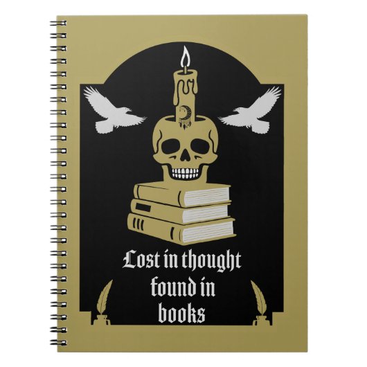 Dark Academia Aesthetic Notitieboek (Voorkant)