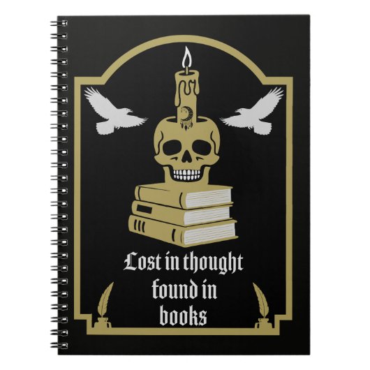 Dark Academia Aesthetic Notitieboek (Voorkant)