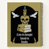 Dark Academia Aesthetic Notitieboek (Achterkant)