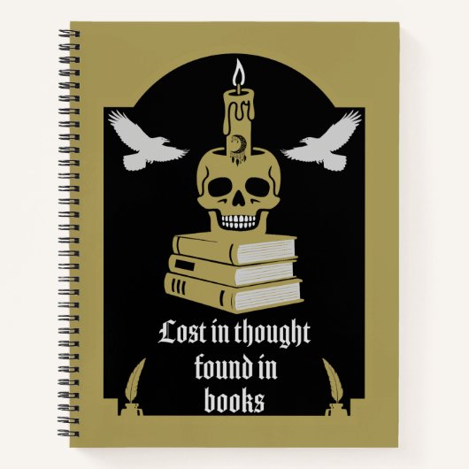 Dark Academia Aesthetic Notitieboek (Voorkant)