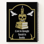 Dark Academia Aesthetic Notitieboek (Achterkant)