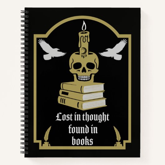 Dark Academia Aesthetic Notitieboek (Voorkant)