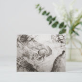 Dark Academia anatomie Briefkaart (Staand voorkant)