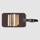 Dark Academia Antique Books Bagagelabel (Voorkant (horizontaal))