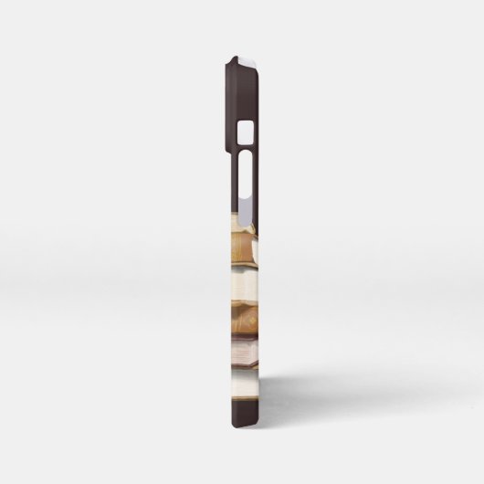 Dark Academia Antique Books iPhone Hoesje (Linkerkant)