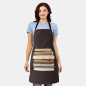 Dark Academia Antique Books Schort (Gedragen)