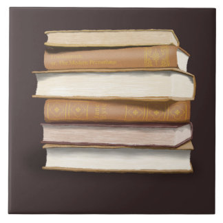 Dark Academia Antique Books Tegeltje