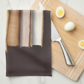 Dark Academia Antique Books Theedoek (Quarter Fold)