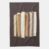 Dark Academia Antique Books Theedoek (Verticaal)