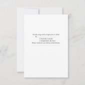 Dark Academia Échos de la Bibliothèque RSVP (Dos)