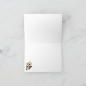 Dark Academia Foto Afstudeerfeest Bedankkaart (Binnen)