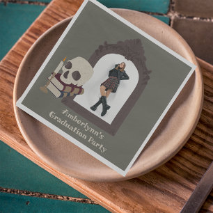 Dark Academia Foto Afstudeerfeest Servet